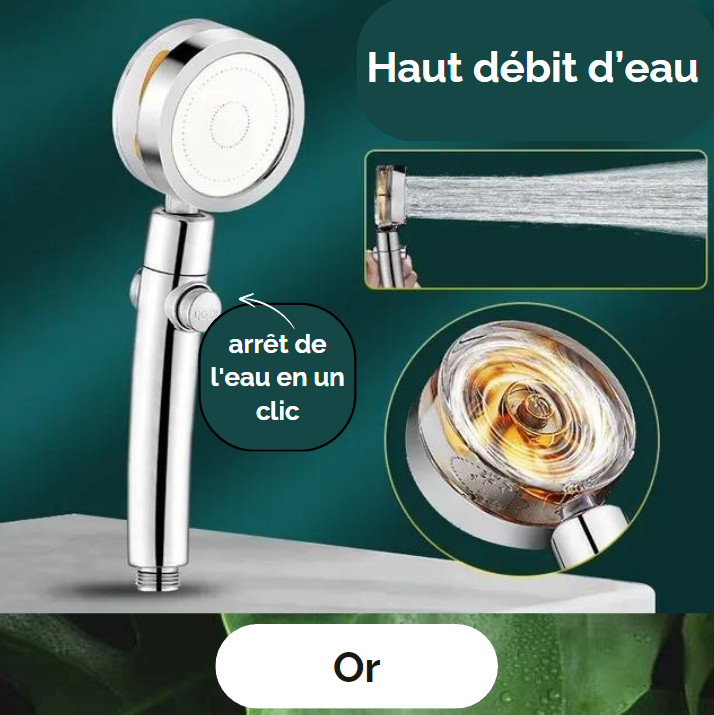 arret de l eau en un clic du pommeau de douche a helice