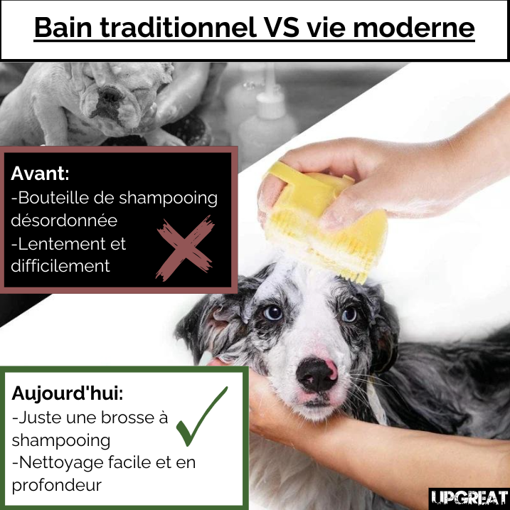 avantage brosse shampoing pour animaux