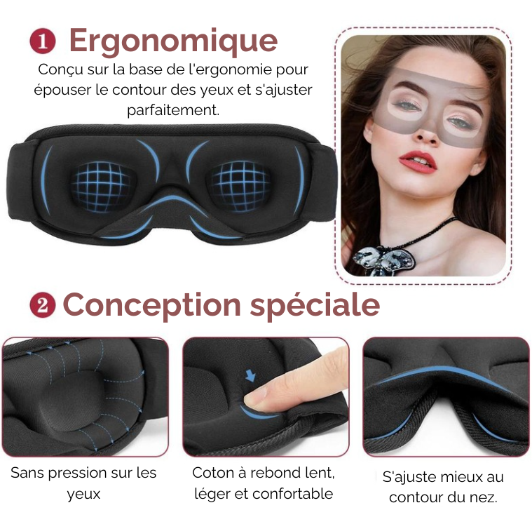 description masque de sommeil