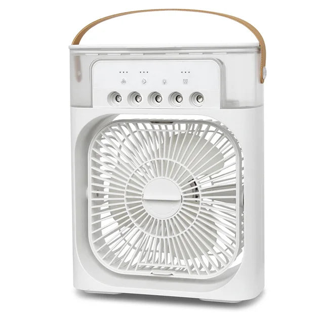 ventilateur humidificateur blanc sur fond blanc