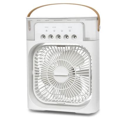 ventilateur humidificateur blanc sur fond blanc